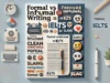 Formal vs Informal Writing in IELTS